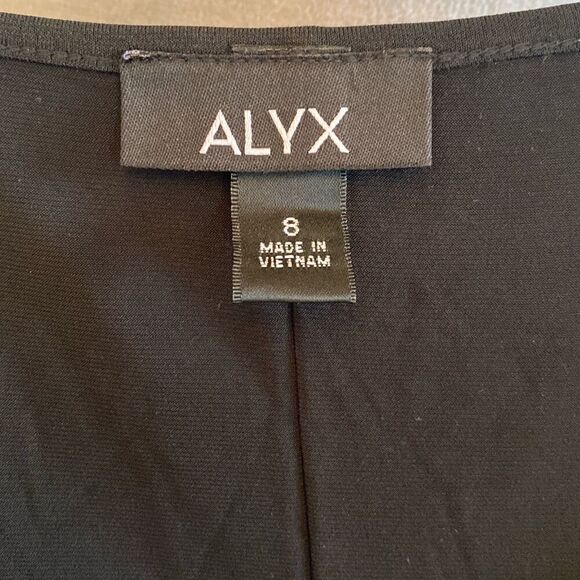 ALYX black dress with Floral overlay - Picture 8 of 10